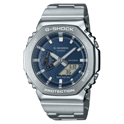 Steel Watch with Navy Blue Dial by G-Shock