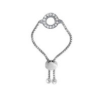 Sterling Silver Rhodium Plated Ring Diamondlite CZ