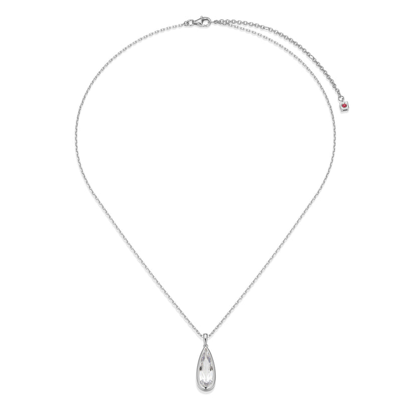 Lustre Teardrop Pendant Necklace