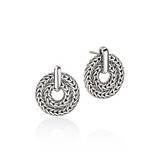 Icon Link Silver Drop Earrings by John Hardy
