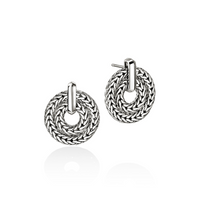 Icon Link Silver Drop Earrings by John Hardy
