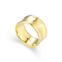 Celeste Modern Ring in 14K Yellow Gold-Plated Sterling Silver