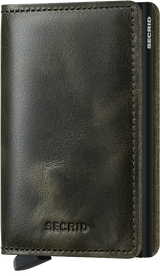 Slimwallet Vintage Olive-Black by Secrid