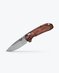 North Fork Stabilized Wood Drop-Point Knife by Benchmade
