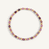 Ruby & 14K Gold Filled Harmony Gemonstone Bead Bracelet by Dee Berkley