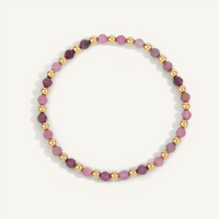 Ruby & 14K Gold Filled Harmony Gemonstone Bead Bracelet by Dee Berkley