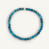 Apatite Gemstone 4mm Bead Bracelet by Dee Berkley