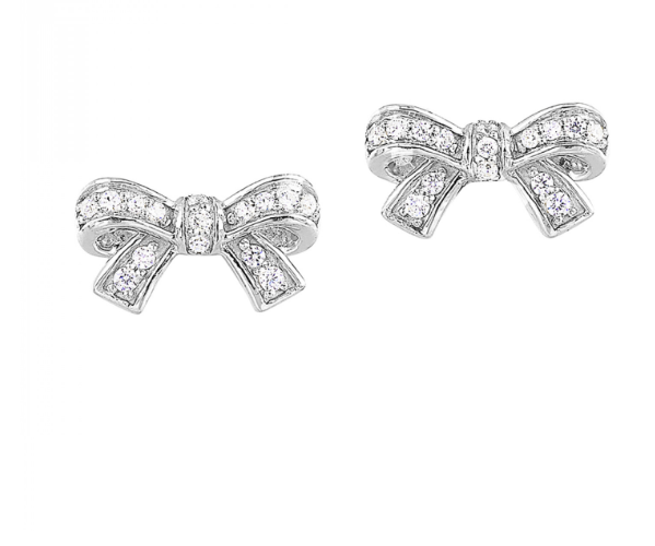Estate Bow Earrings