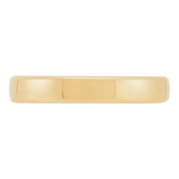 14K Yellow Gold 4mm European Comfort Fit Band Sz 9