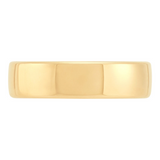 14K Yellow Gold 6mm European Comfort Fit Band Sz 10