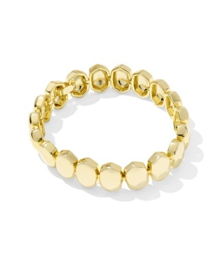 Kaitlin Gold Plated Chain Bracelet S/M by Kendra Scott
