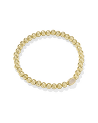 Mini Elaina Gold Plated Iridescent Drusy Stretch Bracelet by Kendra Scott