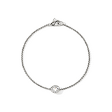 JH Lovestruck Silver 0.75ct LAB GROWN Diamond with 1.5mm Rolo Chain Bracelet by John Hardy