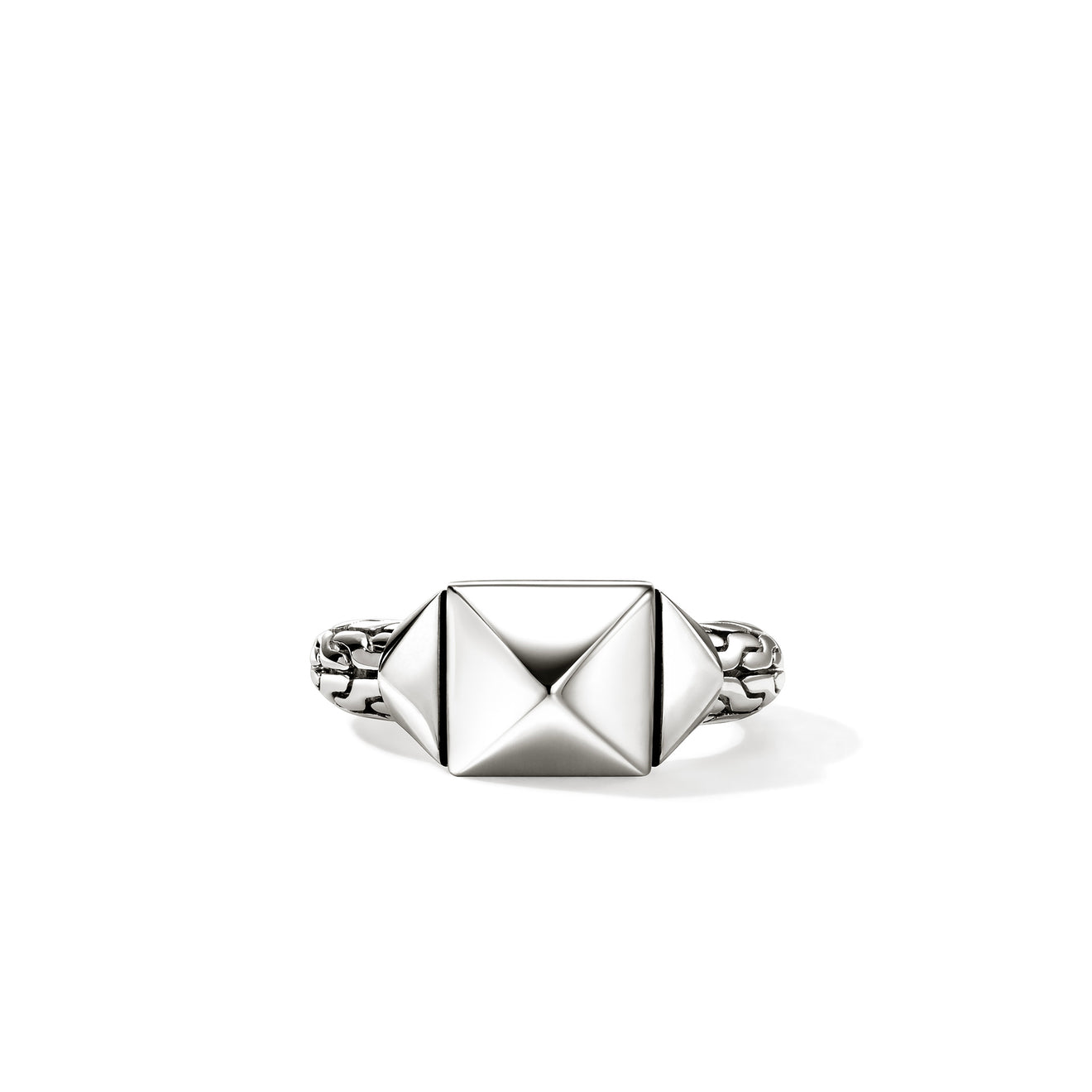 Icon Stud Silver 9mm Ring Sz 7 by John Hardy