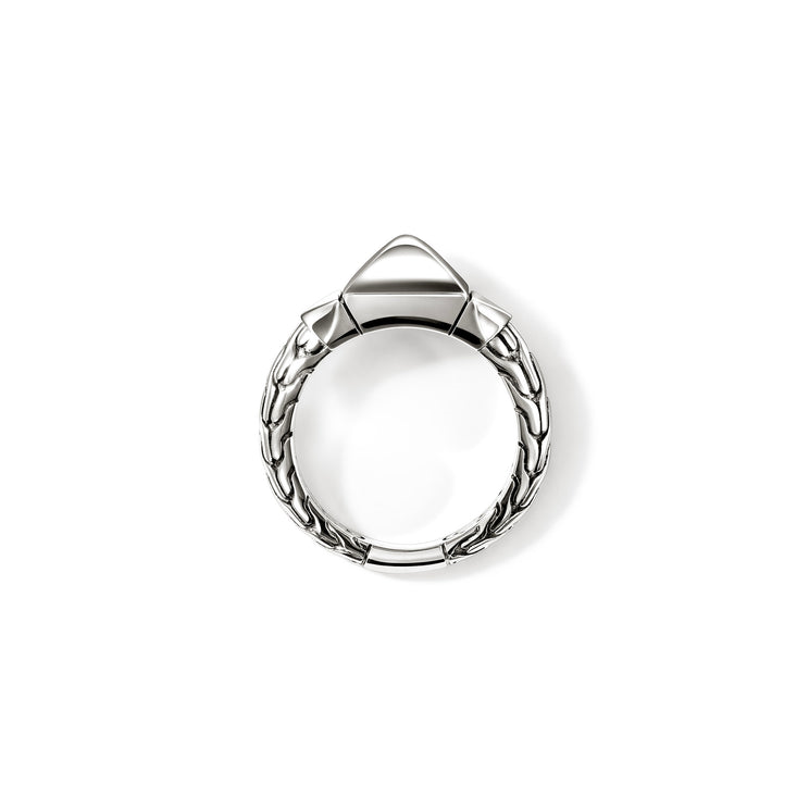 Icon Stud Silver 9mm Ring Sz 7 by John Hardy