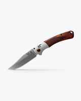 Crooked River Gray Aluminum & Wood Clip-Point Knife by Benchmade