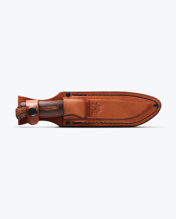 Saddle Mountain Skinner Stabilized Wood Drop-Point Knife by Benchmade