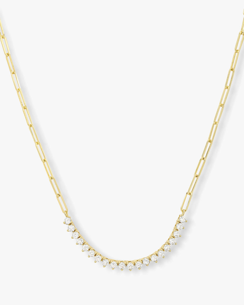 18K Yellow Gold Plated Not Your Basic Samantha Tennis Necklace