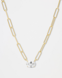 18K Yellow Gold Plated Hello Gorgeous Samantha Chain Necklace