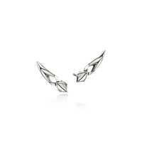Naga Silver Stud Earrings by John Hardy