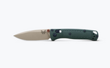 Mini Bugout Taiga Green Grivory Drop-Point Knife by Benchmade