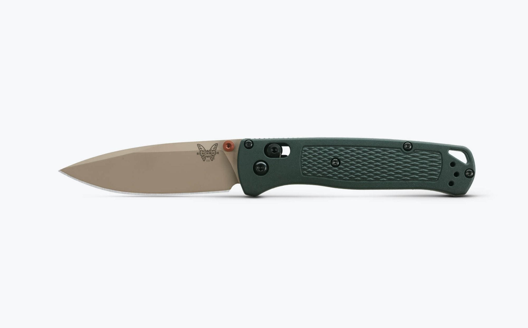 Bugout Taiga Green Grivory Drop-Point Knife by Benchmade
