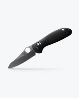 Mini Griptilian Black Grivory Sheeps Foot Knife by Benchmade