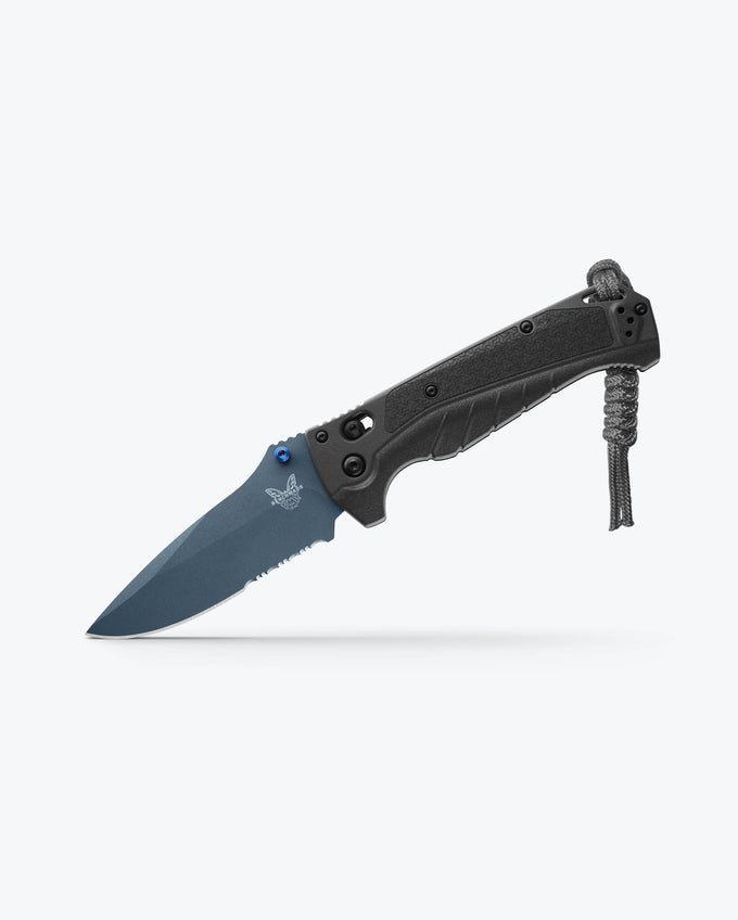 Adira Tempest Gray Drop-Point Knife by Benchmade