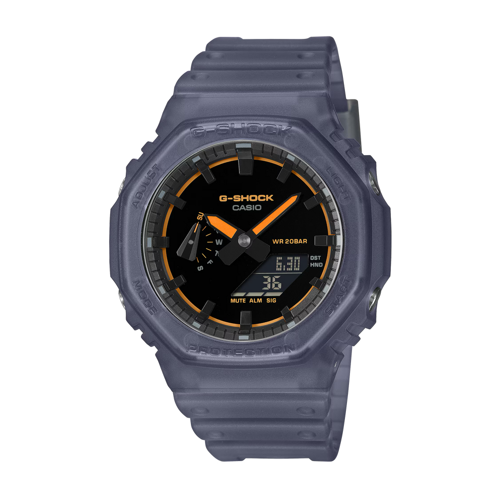 Blue & Orange Watch by Casio