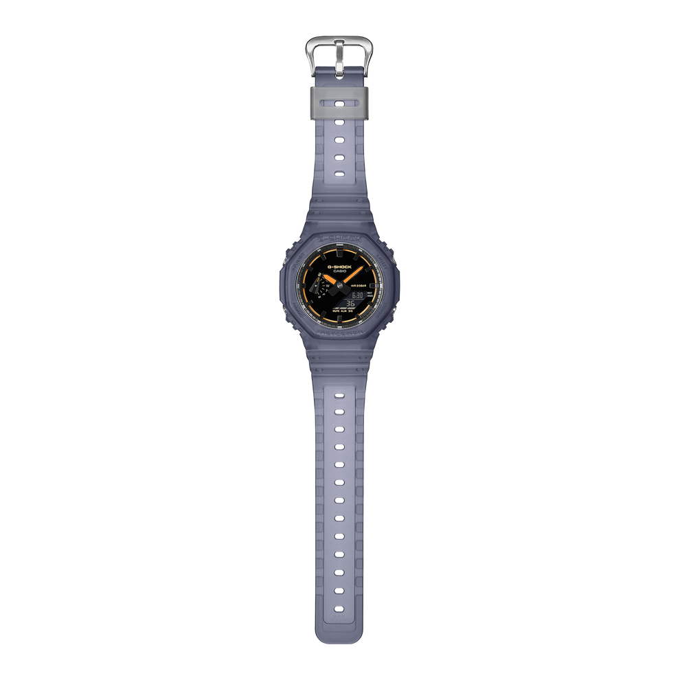 Blue & Orange Watch by Casio