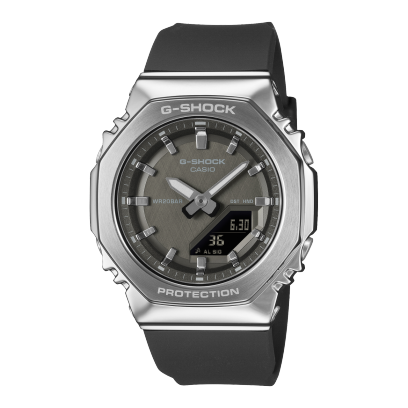 Black& Silver Octagonal Watch by G-Shock