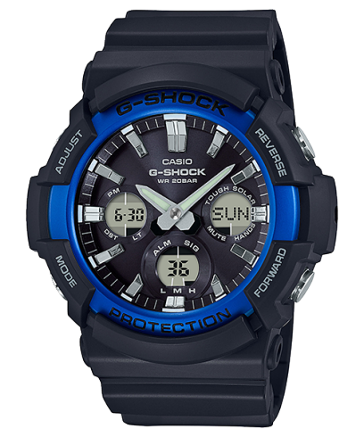 Black Watch with Blue Bezel by G-Shock