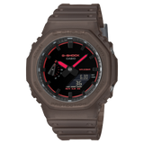 Dark Transluscent Watch with Red Accents by G-Shock