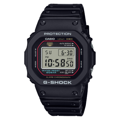 Black Stainless Steel Case with Original Band Design by G-Shock