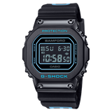 Bamford London Black Watch with Aqua Blue Features by G-Shock