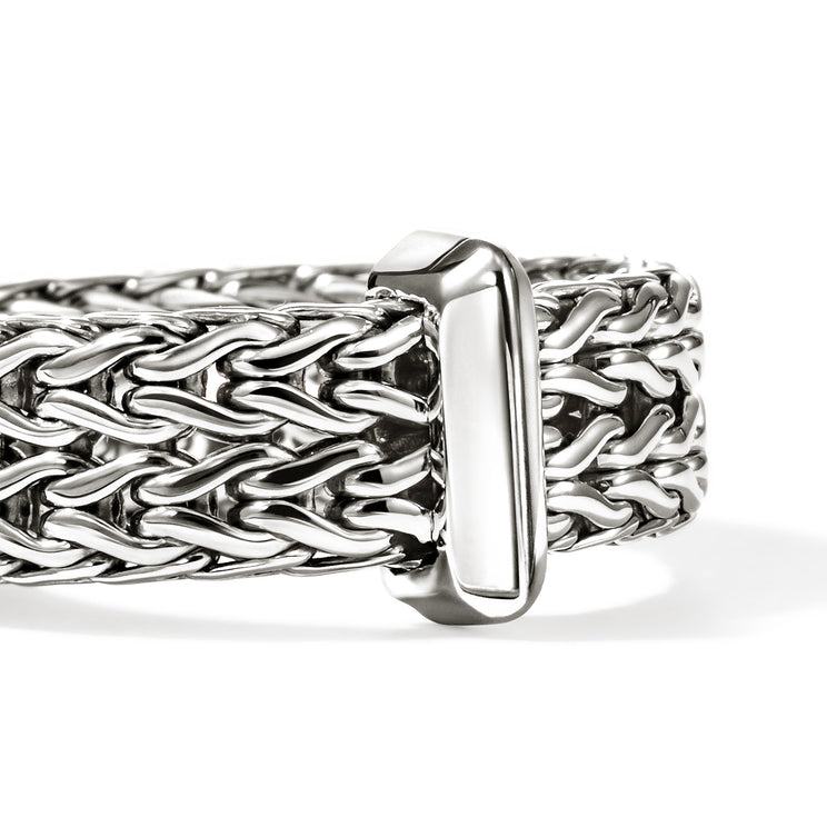 Icon Link Silver 6mm Band Ring Sz 7 by John Hardy