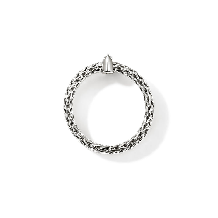 Icon Link Silver 6mm Band Ring Sz 7 by John Hardy