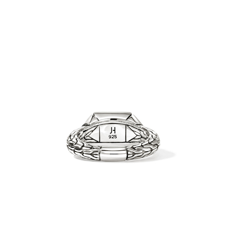 Icon Stud Silver 9mm Ring Sz 7 by John Hardy