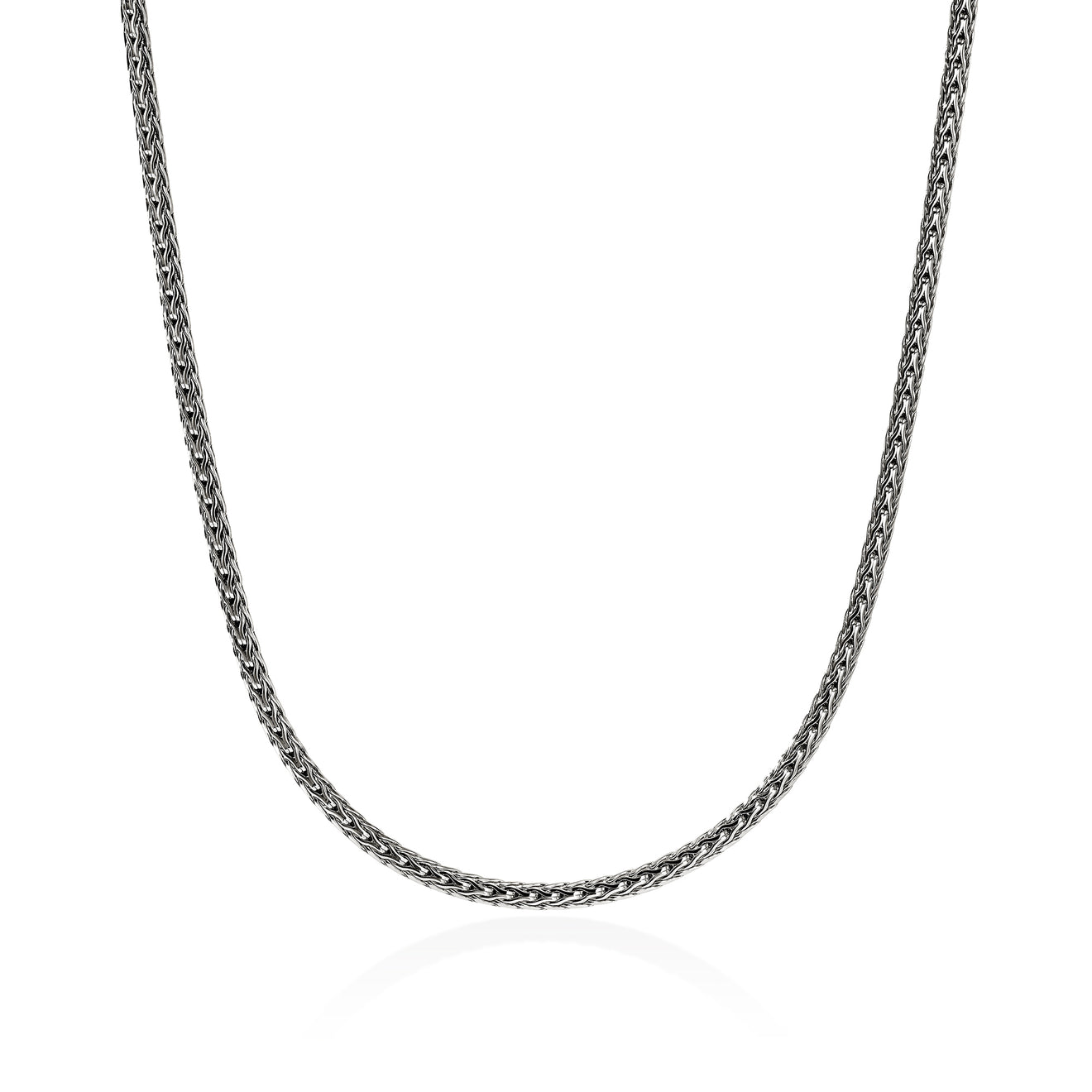 Chains Icon Silver Slim Necklace 3.5mm Sz 22 by John Hardy