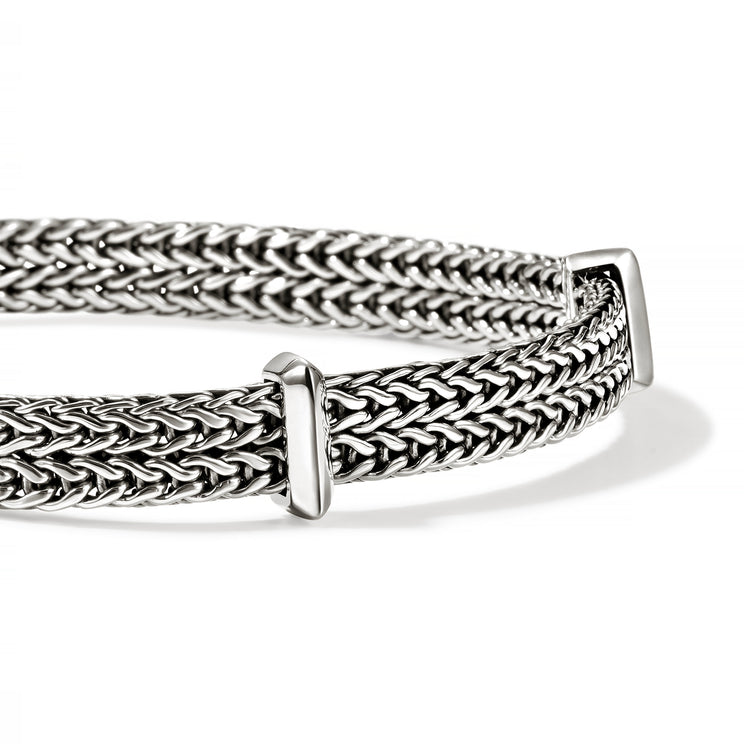 Icon Link Silver 6mm Flat Chain Bracelet Sz M by John Hardy