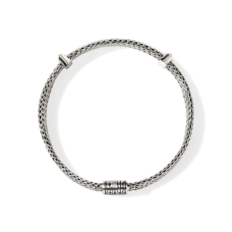 Icon Link Silver 6mm Flat Chain Bracelet Sz M by John Hardy