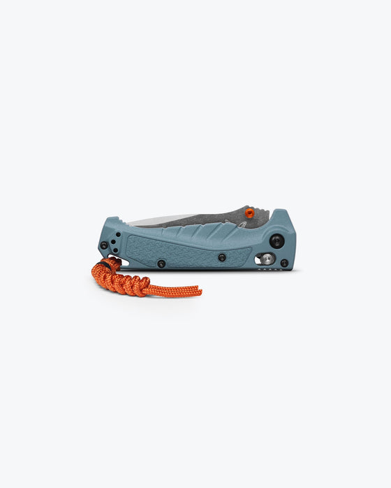 Mini Adira Depth Blue Drop-Point Knife by Benchmade