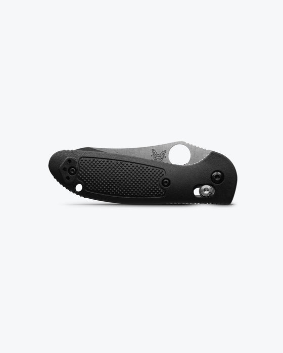 Mini Griptilian Black Grivory Sheeps Foot Knife by Benchmade