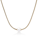 JH Essentials 14K Gold with 8-8.5mm Cultured Fresh Water Pearl 16-18" by John Hardy