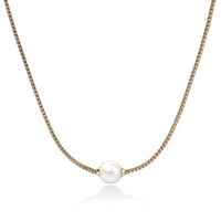 JH Essentials 14K Gold with 8-8.5mm Cultured Fresh Water Pearl 16-18" by John Hardy