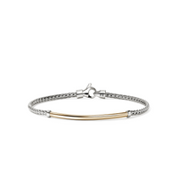 JH Essentials 14K Gold & Silver 2.5mm Bracelet with Lobster Clasp by John Hardy