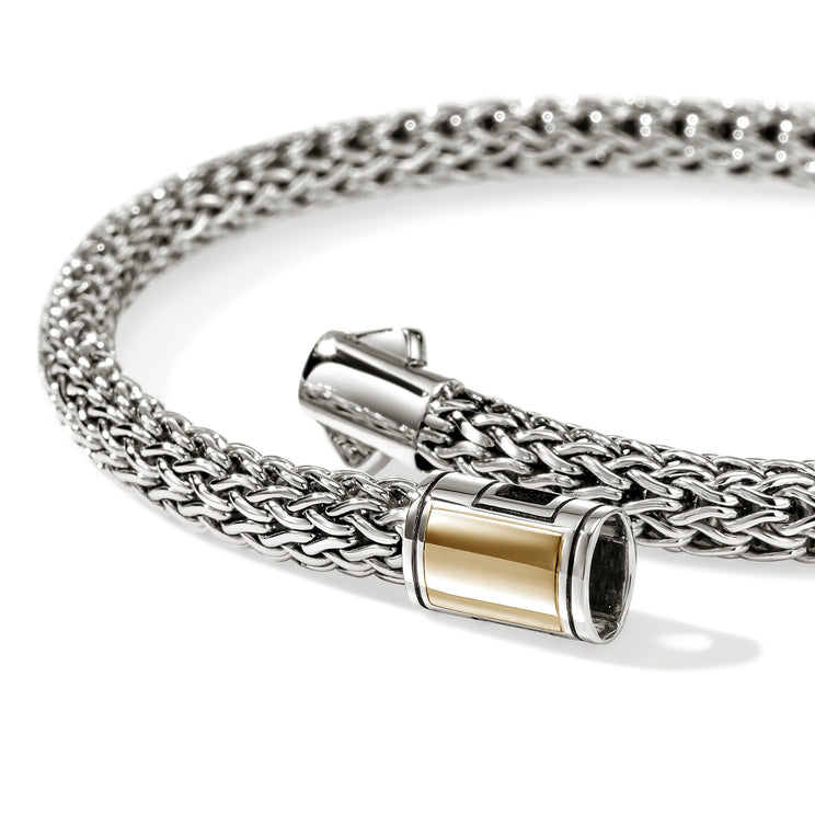 Icon 14K Gold & Silver 5mm XS Bracelet with Pusher Clasp by John Hardy