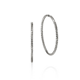 Essentials Silver 50mm Hoop Earrings by John Hardy