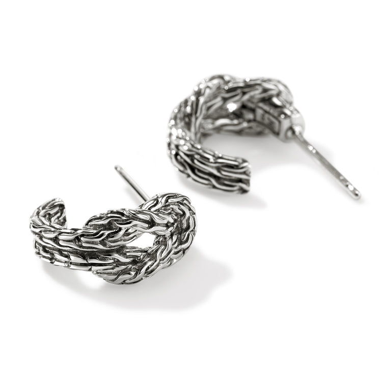 Love Knot Silver Earrings by John Hardy