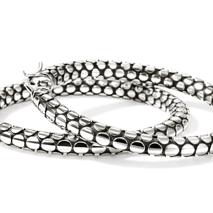 Dot Silver 37mm Hoop Earrings by John Hardy